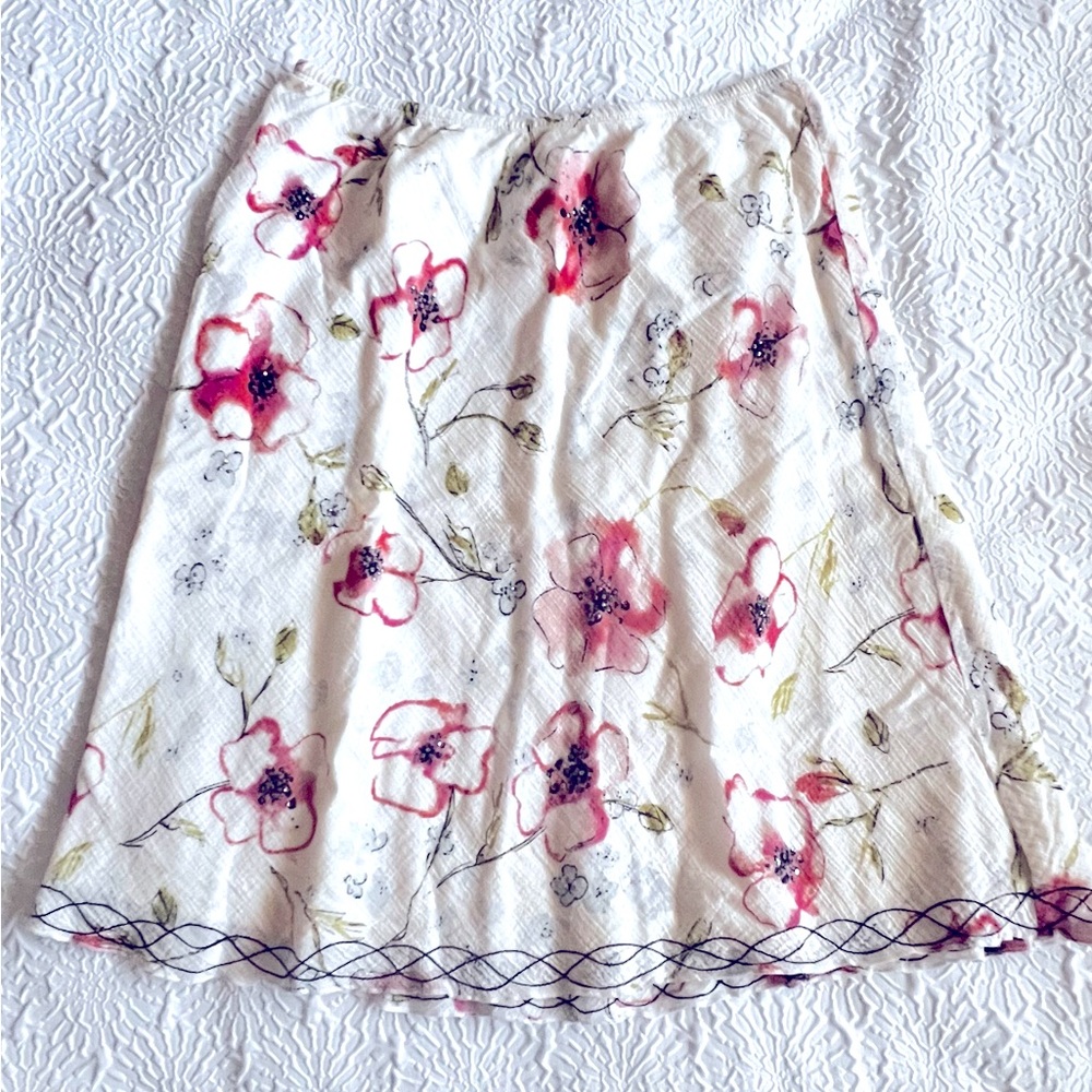 Floral skirt
